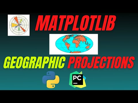 How To Create Geographic Projections In Python Using Matplotlib Pycharm Tutorial Matplotlib 3