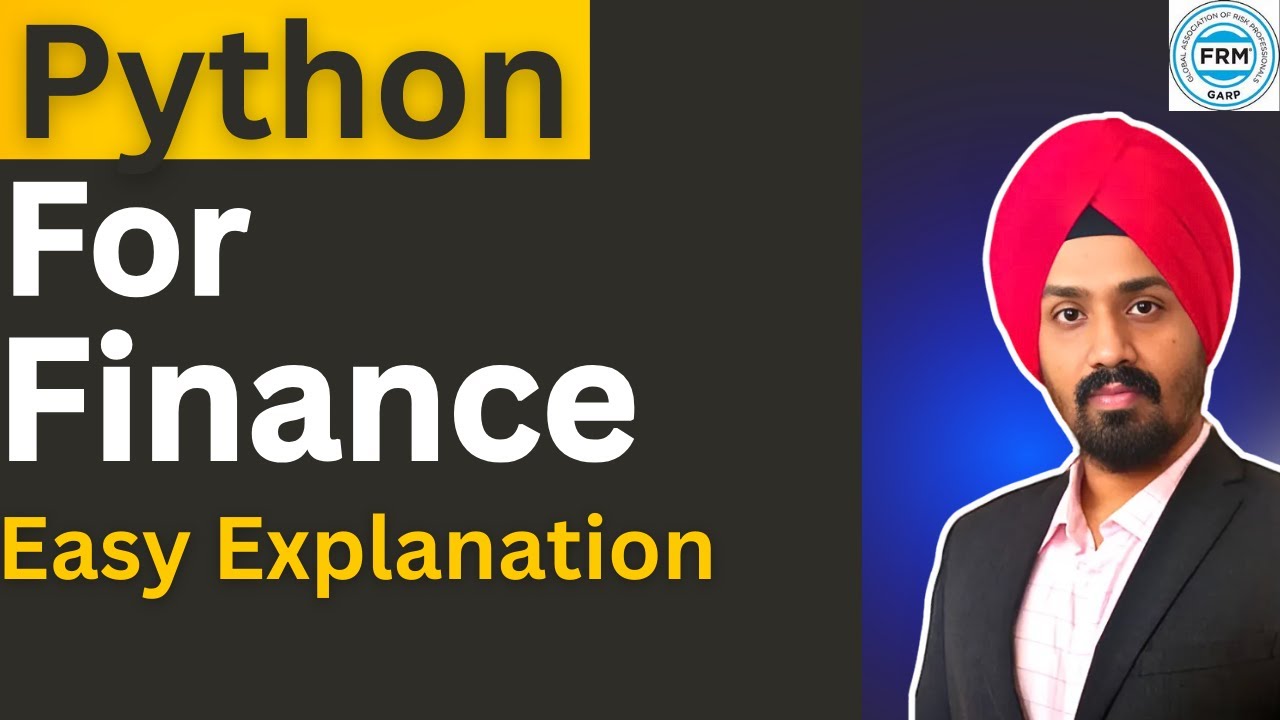 Python for Finance | Easy Python for FRM Candidates