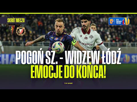 SUMMARY: POGOŃ SZCZECIN - WIDZEW ŁÓDŹ. EMOTIONS UNTIL THE END, WE KNOW THE SECOND QUARTERFINALIST...