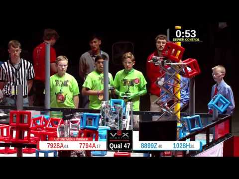 2015 VRC-MS Spir Q47 -  (7928A 8899Z) 68-Spirit Div-VRC Middle School-VEX Worlds 2015