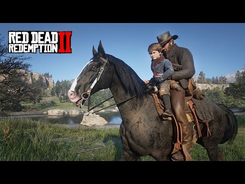 Taking Care of Jack for a Day - I took Jack fishing but something went wrong! - Red Dead Redempti...