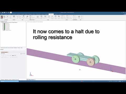 25 - How to model rolling resistance in bearings