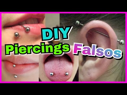 DIY | Como Hacer Piercings Falsos en Casa y que Parezcan REALES | NatyGloss