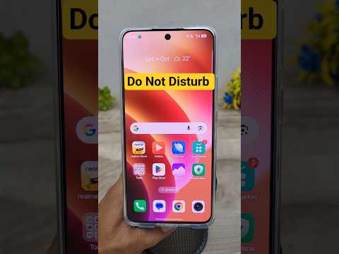 how to turn on do not disturb realme ##techtutorial #techtips #dnd
