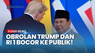 Bocor ke Publik! Isi Percakapan Rahasia Trump & Prabowo di KTT Mesir Terkuak, Langsung Disorot Media