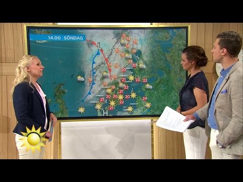 Väderspecial: Badtemperaturer - Nyhetsmorgon (TV4)