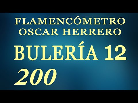 Metrónomo Flamenco - Bulería "12" 200 - Flamencómetro Oscar Herrero