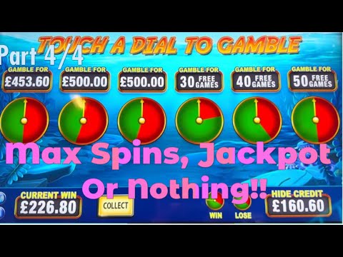 £500 FOBT Slots Pt 4/4: Trying for Max Spins or Jackpot on Fishin’ Frenzy Even Bigger Fish & Others