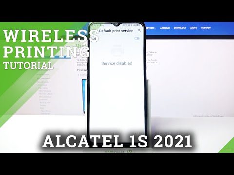 How to Connect Printer to ALCATEL 1S 2021 – Wireless Printing