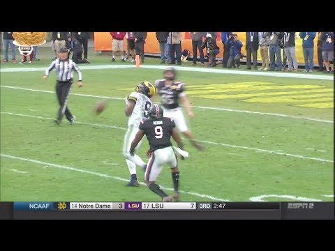 2018 Outback Bowl USC vs Michigan - AJ Turner Punt Fumble Recovery
