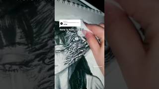 How I made my most viral art video 🎯 #tutorial #creative #junjiitocollection #artist