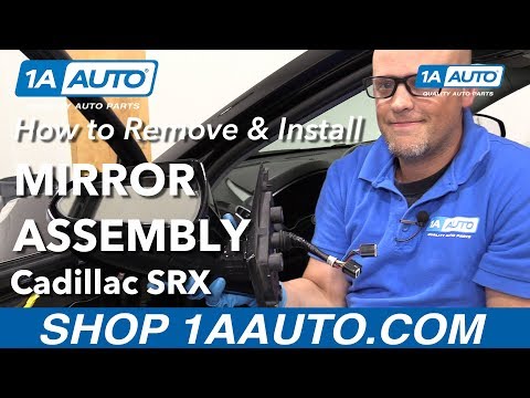 How to Replace side Mirrors 10-16 Cadillac SRX