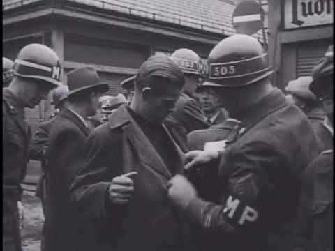 World War II (1945) "Major Raid Against Black Market"