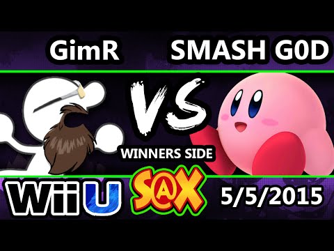 S@X - VGBC | GimR (G&W) Vs. VGz | Smash God (Sheik, Kirby) SSB4 Tournament - Smash Wii U - Smash 4