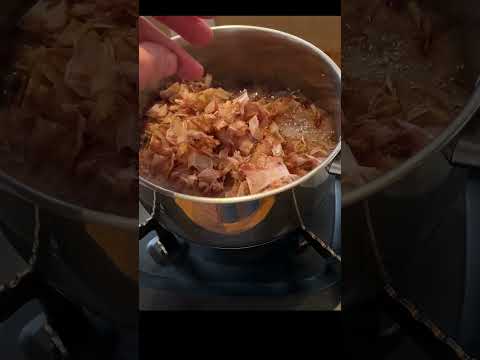 How to make "Dashi" - The first brewing of soup stock #recipe #Japanesesoupstock #dashi