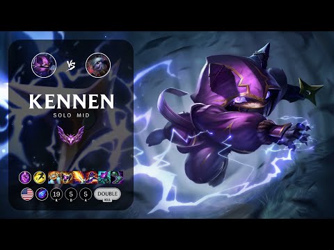 Kennen Mid vs Tristana - NA Master Patch 14.5