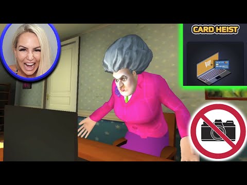 GASTEI TUDO no CARTÃO DE CRÉDITO da PROFESSORA MALVADA SCARY TEACHER (sem cameras)