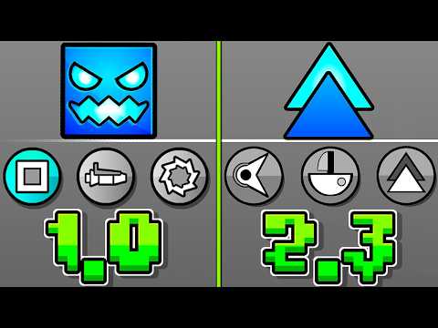 Played Geometry Dash Subzero in EVERY VERSION (1.0 – 2.3) - YouTube