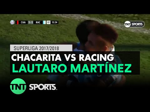 Lautaro Martínez (1-1) Chacarita vs Racing | Fecha 19 - Superliga Argentina 2017/2018
