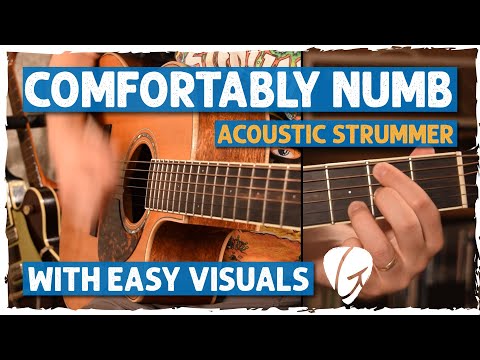 "Comfortably Numb" Acoustic Guitar Lesson + Tutorial | Easy Classic Rock - Pink Floyd