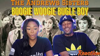 First time ever hearing Andrews Sisters &quot;Boogie Woogie Bugle Boy&quot; Reaction | Asia and BJ