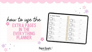 How To Use The Extra Pages In The 2026 Planners