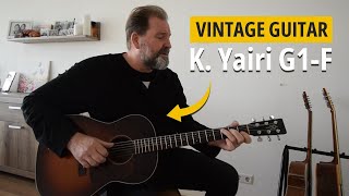 Video thumbnail for K. Yairi G-1F Guitar Review: A High-Quality Japanese Instrument by Arnold's New Vintage