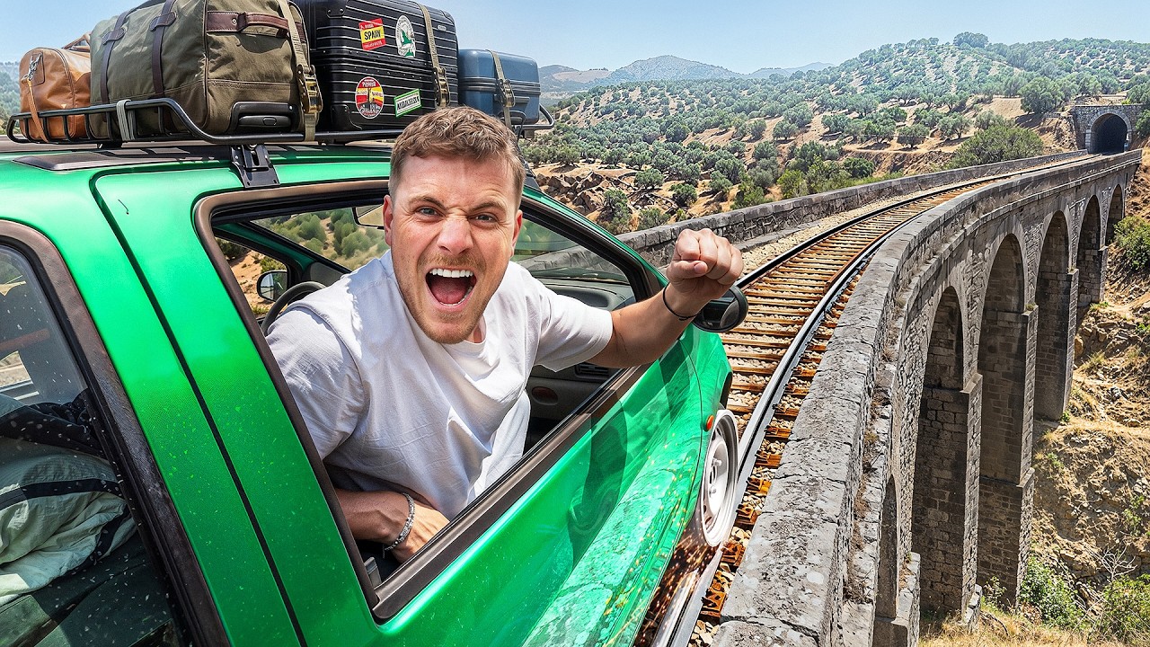 ⁠Ich habe einen Zug gebaut um auf einer verlassenen Strecke zu fahren 🚂