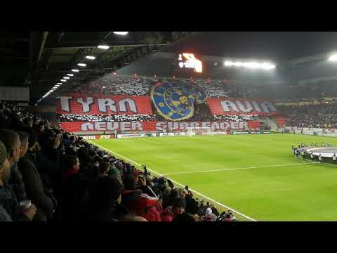 Opening choreo FC Spartak Trnava vs Fenerbahce SK 13.12.2018