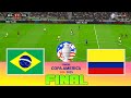 BRAZIL vs COLOMBIA - Final Copa America 2024 | Full Match All Goals | Football Match