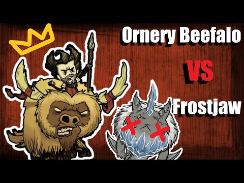 Ornery Beefalo VS Frostjaw(Sharkboi) Boss Fight