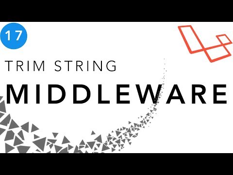 Laravel Beginner tutorial | TrimString Middleware