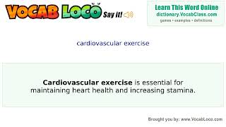Video thumbnail for cardiovascular exercise