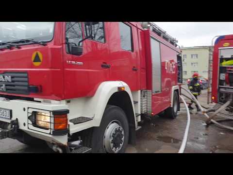 Pożar  Legionowo ul Struzanska