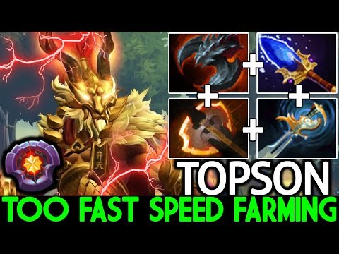 TOPSON [Monkey King] 12 Min Battle Fury Too Fast Speed Farming 7.23 Dota 2