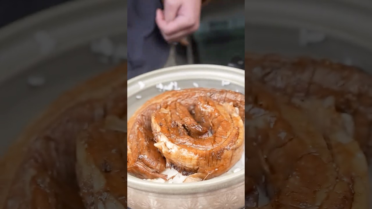 【超柔究極豚角煮丼！！】　#shorts