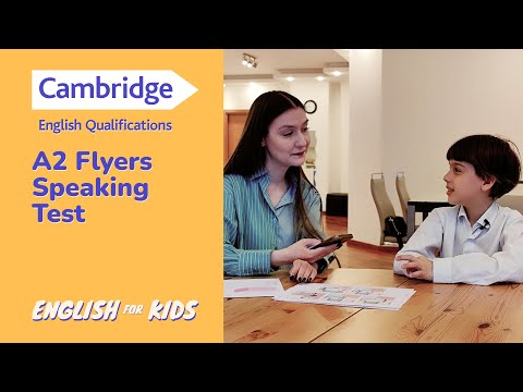 A2 Flyers Speaking test - Cambrideg English