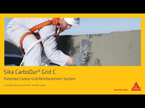 Sika CarboDur® Grid C System Onsite Application Steps