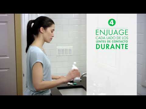 ¿Cómo utilizar Opti free puremoist?