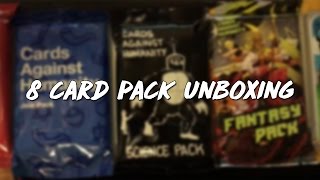 Cards Against Humanity - 8 Card Pack Unboxing