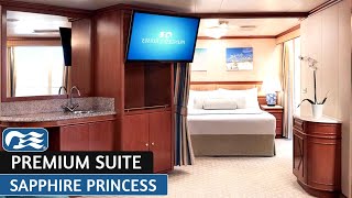 Sapphire Princess | Premium Suite Full Walkthrough Tour | 4k