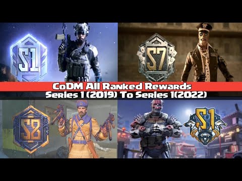 Call Of Duty Mobile All Ranked Rewards From Series 1 (2019) To Series 1(2022)