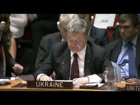 Выступление Порошенко на заседании Совета Безопасности ООН по Сирии 21.09.2016