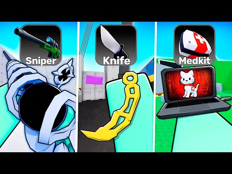 Winning with MOST RARE SKIN for Every WEAPON in Rivals!