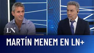 "La economía se está reconvirtiendo": Martín Menem, mano a mano con Luis Majul