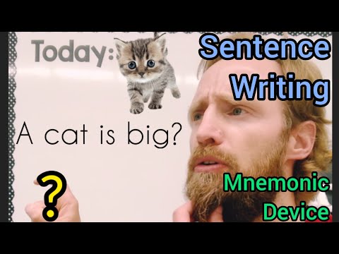 Sentences for Kids: a Mnemonic Device to Learn Parts of a Sentence, Kindergarten Sentences for Kids