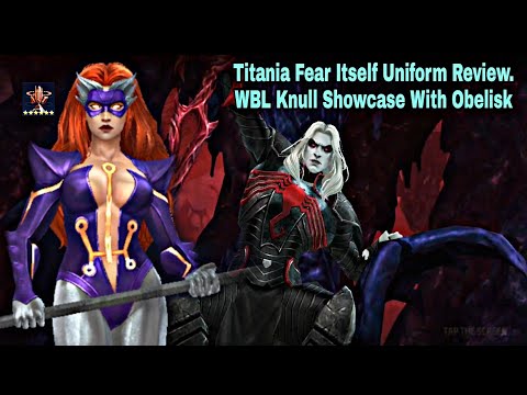 Titania Fear Itself Uniform Review | WBL Knull Showcase With Obelisk - Marvel Future Fight