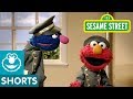 Sesame Street Elmo Learns From Grover Telegram Delivery Training