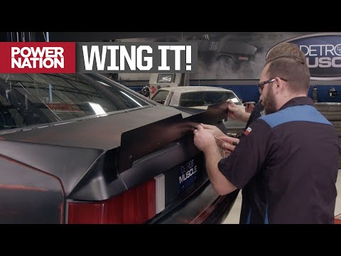 Installing a Mustang Foxbody Wing - Detroit Muscle S6, E8