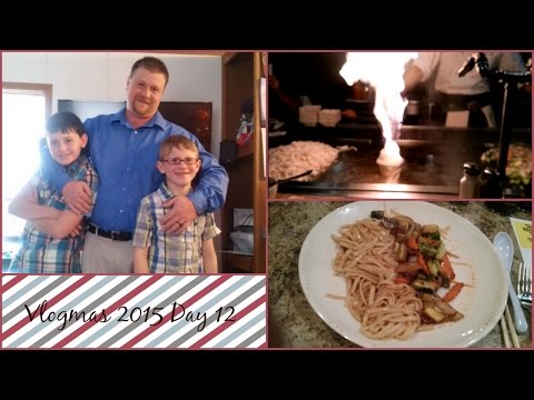 Vlogmas 2015 Day 12 | Proud sister and the Japanese Steakhouse